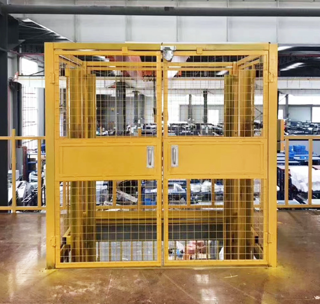 昌江智能导轨式升降机亮相